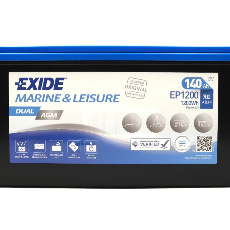 EXIDE AGM EP1200 12V 140Ah 700A (EN)
