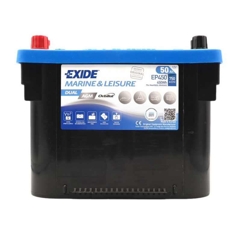 EXIDE AGM EP450 12V 50Ah 750A (EN)
