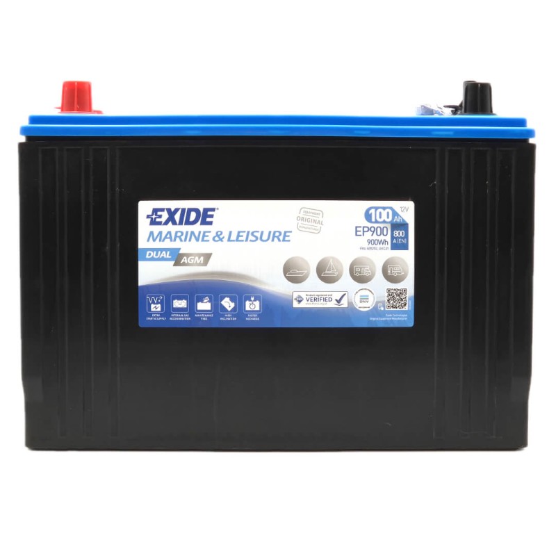 EXIDE AGM EP900 12V 100Ah 800A (EN)