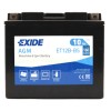 EXIDE AGM ET12B-BS 12V 10Ah 160A (EN)