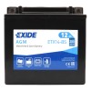 EXIDE AGM ETX14-BS 12V 12Ah 200A (EN)