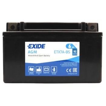 EXIDE AGM ETX7A-BS 12V 6Ah 90A (EN)