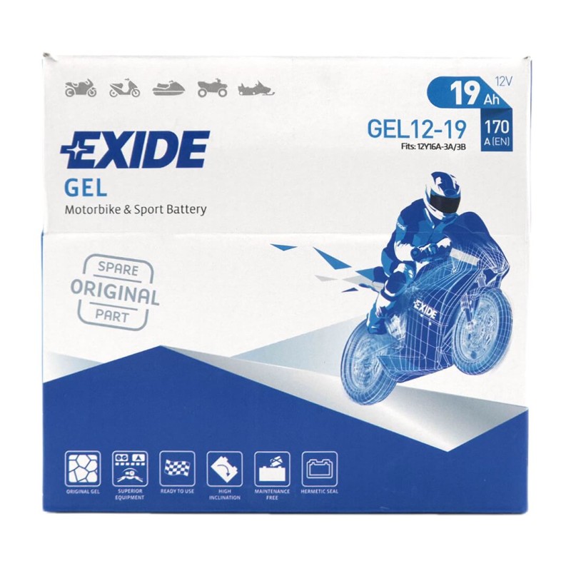 EXIDE GEL G19 12V 19Ah 170A (EN)