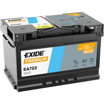 EXIDE Premium EA722 12V 72Ah 720A (EN)