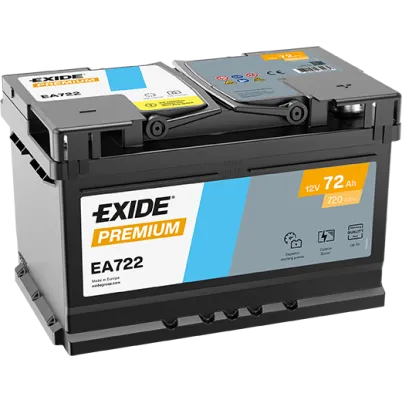 EXIDE Premium EA722 12V 72Ah 720A (EN)