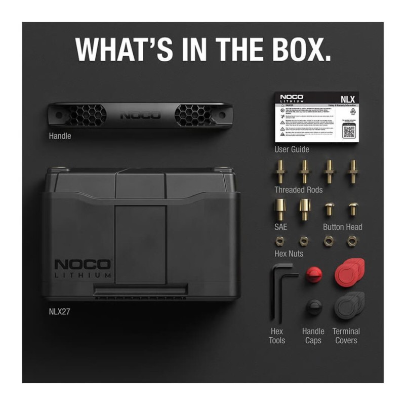 NOCO LiFePO4 NLX27 12V 100Ah 1400A (CCA)