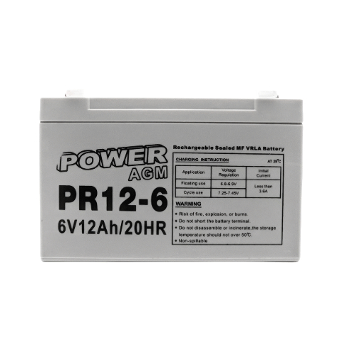 POWER AGM PR12-6 6V 12Ah
