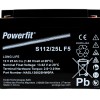 Powerfit AGM S112 / 25L F5 12V 25.4Ah