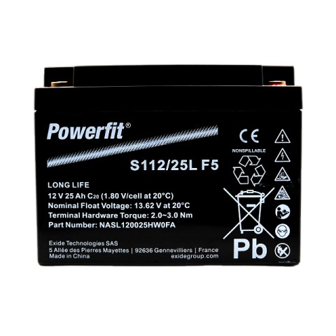 Powerfit AGM S112 / 25L F5 12V 25.4Ah