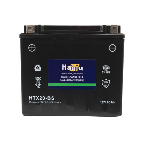 HAIJIU AGM HTX20-BS 12V 18Ah 270A (CCA)