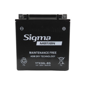 Sigma AGM YTX30L-BS 12V 30Ah 385A (CCA)