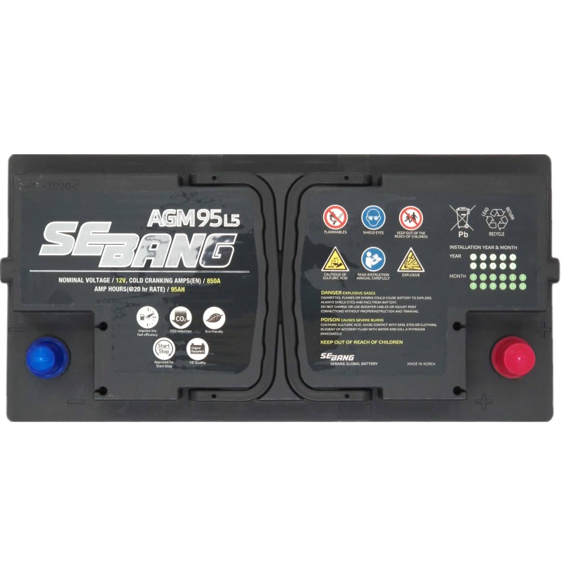 SEBANG AGM L5 12V 95Ah 850A (EN)