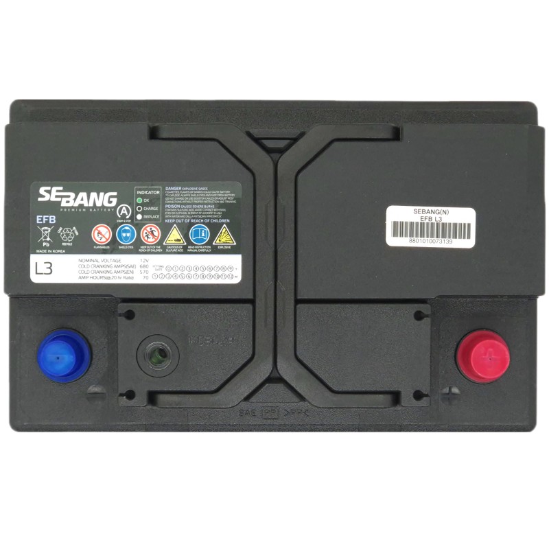 SEBANG EFB L3 12V 70Ah 680A (EN)