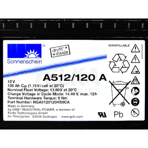 Sonnenschein GEL A512 / 120 A 12V 120Ah