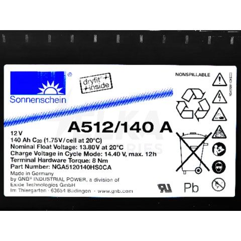 Sonnenschein GEL A512 / 140 A 12V 140Ah