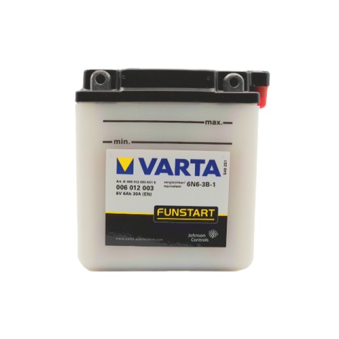 VARTA 6N6-3B-1 6V 6Ah 30A (CCA)