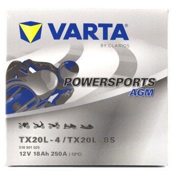 VARTA AGM TX20L-BS 12V 18Ah 250A (CCA)