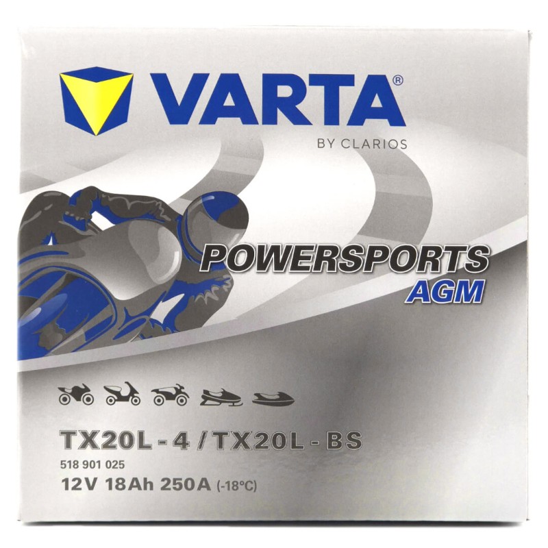 VARTA AGM TX20L-BS 12V 18Ah 250A (CCA)