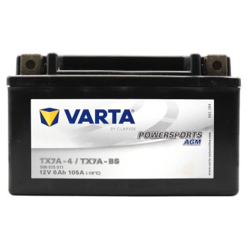 VARTA AGM TX7A-BS 12V 6Ah 105A (CCA)