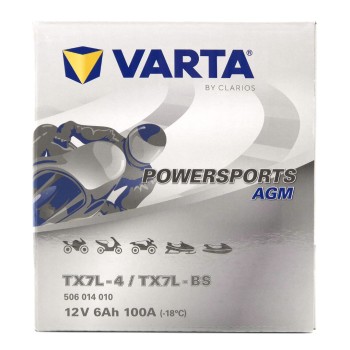 VARTA AGM TX7L-BS 12V 6Ah 100A (CCA)