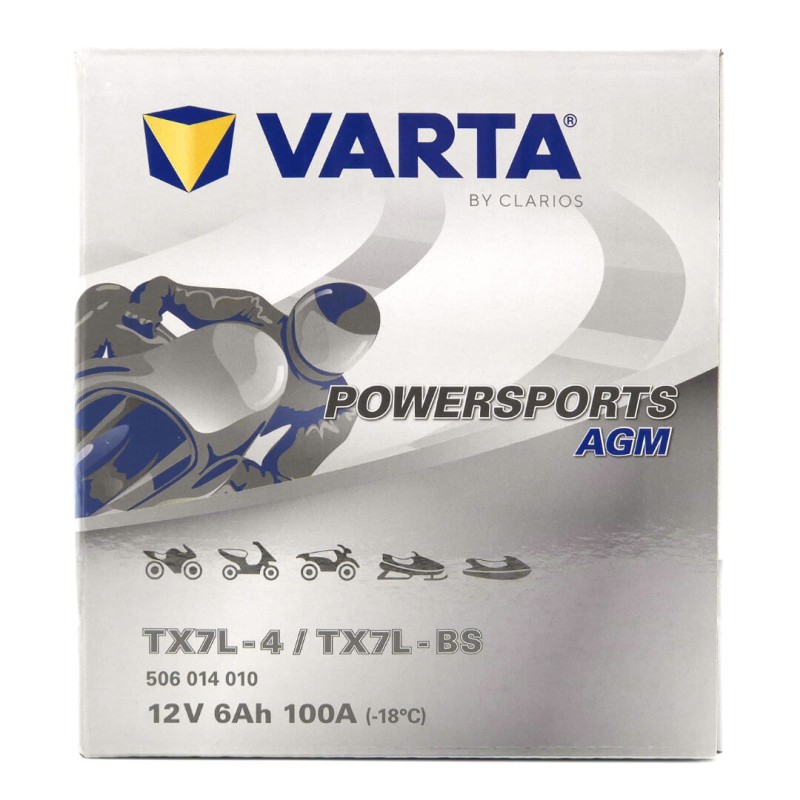 VARTA AGM TX7L-BS 12V 6Ah 100A (CCA)