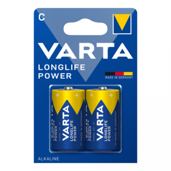 VARTA C LR14 LONGLIFE POWER 1.5V (Σετ 2τμχ)