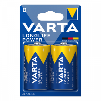 VARTA D LR20 LONGLIFE POWER 1.5V (Σετ 2τμχ)