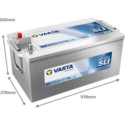 VARTA ProMotive SLI N9 12V 225Ah 1150A (EN)