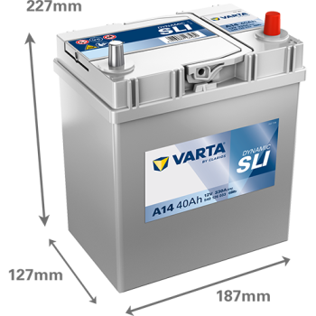 VARTA Dynamic SLI A14 12V 40Ah 330A (EN)