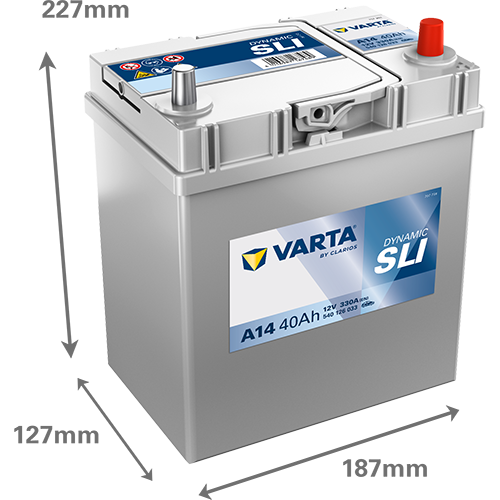 VARTA Dynamic SLI A14 12V 40Ah 330A (EN)