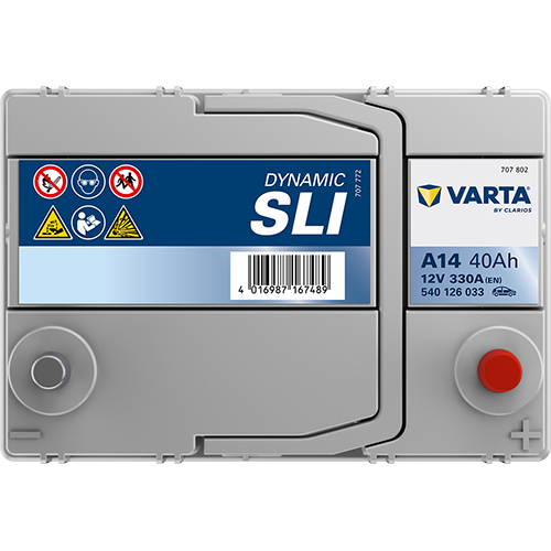 VARTA Dynamic SLI A14 12V 40Ah 330A (EN)