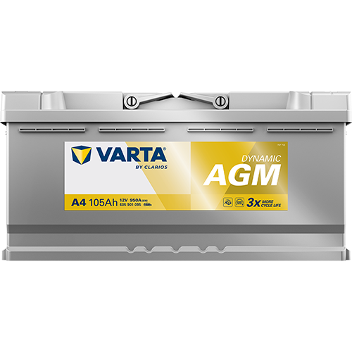 VARTA Dynamic AGM A4 12V 105Ah 950A (EN)
