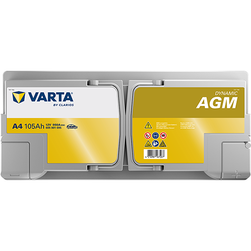 VARTA Dynamic AGM A4 12V 105Ah 950A (EN)
