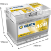 VARTA Dynamic AGM A8 12V 60Ah 680A (EN)
