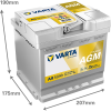 VARTA Dynamic AGM A9 12V 50Ah 540A (EN)