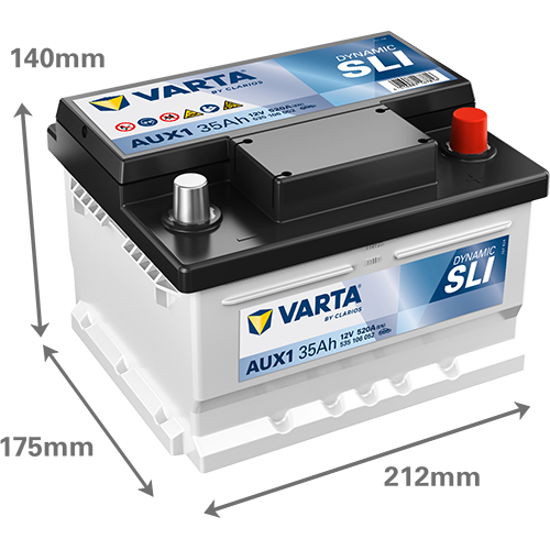 VARTA Dynamic AUX AUX1 12V 35Ah 520A (EN)