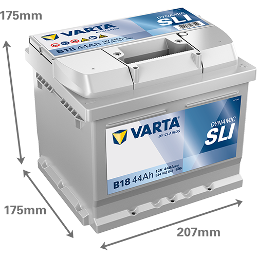 VARTA Dynamic SLI B18 12V 44Ah 440A (EN)