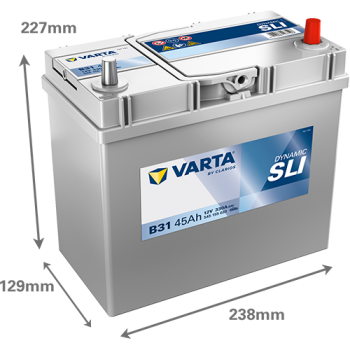 VARTA Dynamic SLI B31 12V 45Ah 330A (EN)