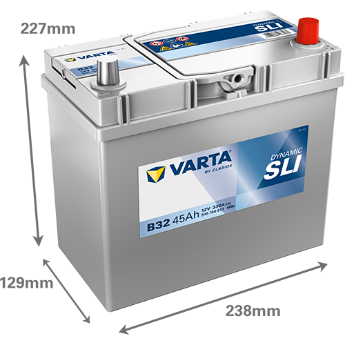 VARTA Dynamic SLI B32 12V 45Ah 330A (EN)