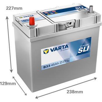 VARTA Dynamic SLI B33 12V 45Ah 330A (EN)