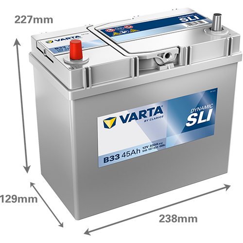 VARTA Dynamic SLI B33 12V 45Ah 330A (EN)