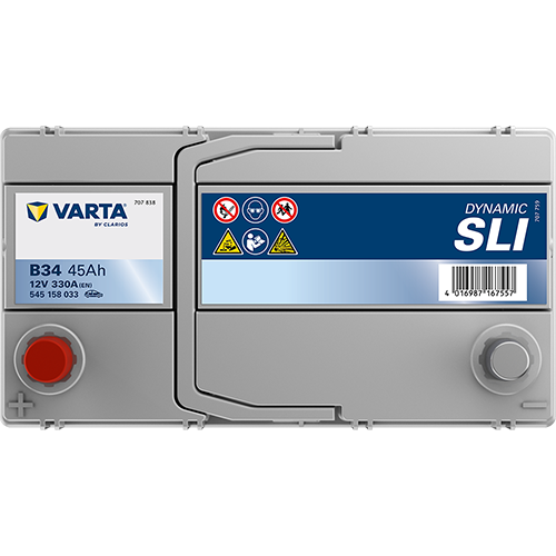 VARTA Dynamic SLI B34 12V 45Ah 330A (EN)