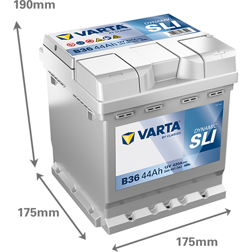 VARTA Dynamic SLI B36 12V 44Ah 420A (EN)