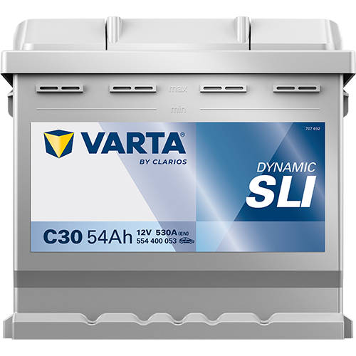 VARTA Dynamic SLI C30 12V 54Ah 530A (EN)