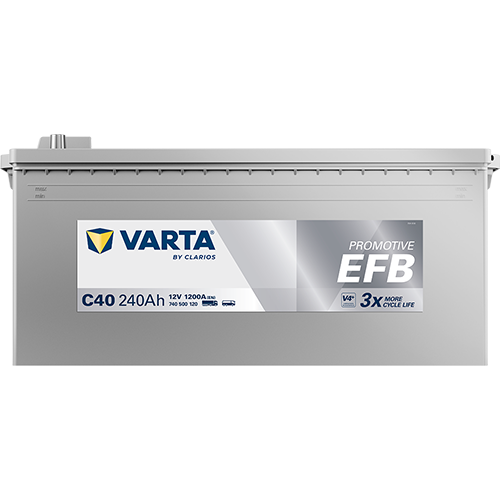 VARTA ProMotive EFB C40 12V 240Ah 1200A (EN)