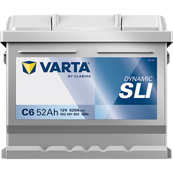 VARTA Dynamic SLI C6 12V 52Ah 520A (EN)