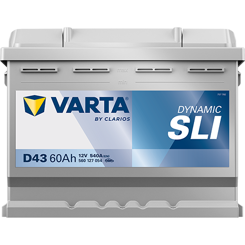 VARTA Dynamic SLI D43 12V 60Ah 540A (EN)