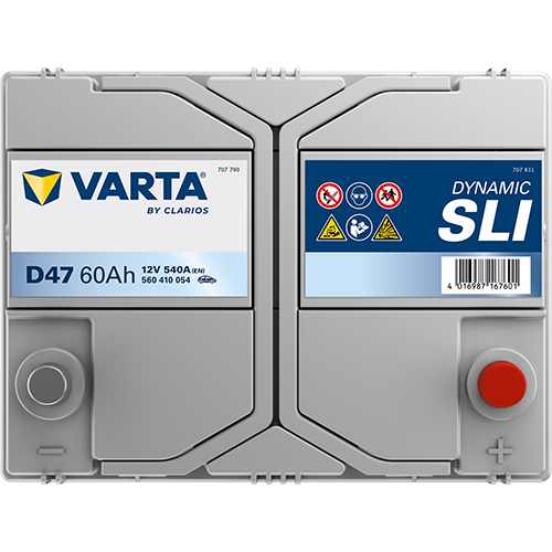 VARTA Dynamic SLI D47 12V 60Ah 540A (EN)
