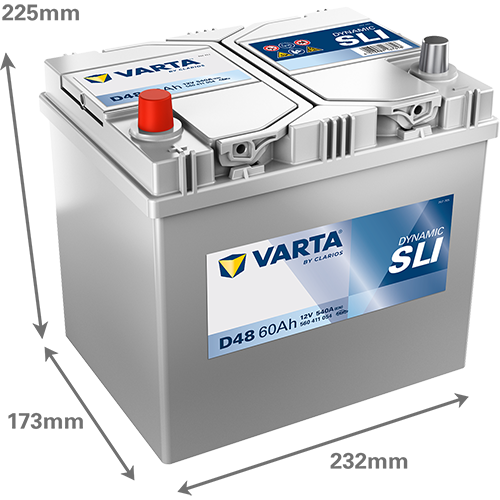 VARTA Dynamic SLI D48 12V 60Ah 540A (EN)