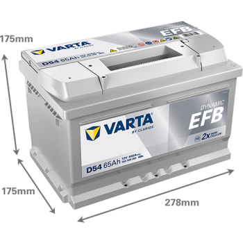 VARTA Dynamic EFB D54 12V 65Ah 650A (EN)